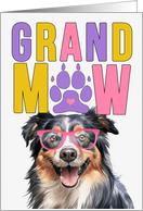 GrandMAW English Shepherd Dog Grandparents Day from Granddog card