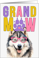 GrandMAW Malamute Dog Grandparents Day from Granddog card