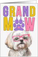 GrandMAW Maltese Dog Grandparents Day from Granddog card