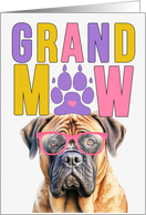 GrandMAW Mastiff Dog Grandparents Day from Granddog card