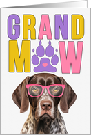 GrandMAW German Shorthair Pointer Grandparents Day Granddog card