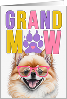 GrandMAW Pomeranian Dog Grandparents Day from the Granddog card