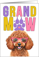 GrandMAW Poodle Dog Grandparents Day from the Granddog card