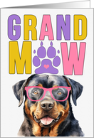 GrandMAW Rottweiler Dog Grandparents Day from the Granddog card