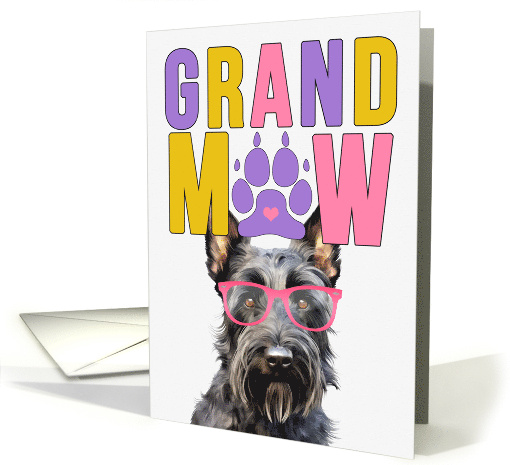 GrandMAW Scottish Terrier Dog Grandparents Day from the Granddog card