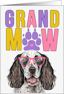 GrandMAW English Setter Dog Grandparents Day from the Granddog card