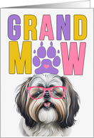 GrandMAW Shih Tzu Dog Grandparents Day from the Granddog card