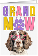 GrandMAW English Springer Dog Grandparents Day from Granddog card