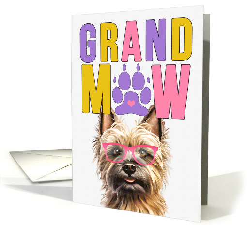 GrandMAW Cairn Terrier Dog Grandparents Day from the Granddog card