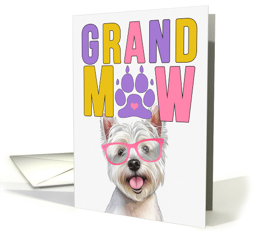 GrandMAW Westie Dog Grandparents Day from the Granddog card (1787320)