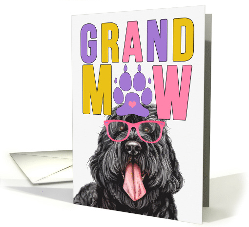 GrandMAW Black Russian Terrier Grandparents Day from Granddog card