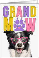 GrandMAW Border Collie Dog Grandparents Day from the Granddog card