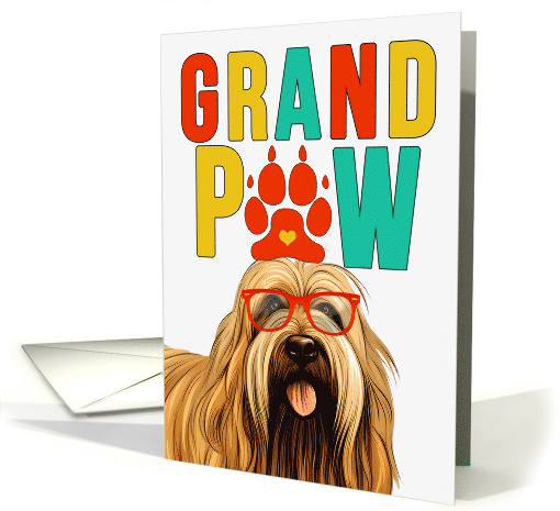 GrandPAW Briard Dog Grandparents Day from the Granddog card (1787528)