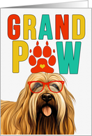 GrandPAW Briard Dog Grandparents Day from the Granddog card