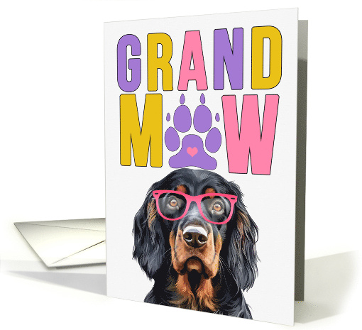 GrandMAW Gordon Setter Dog Grandparents Day from the Granddog card