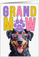 GrandMAW Beauceron Dog Grandparents Day from Granddog card