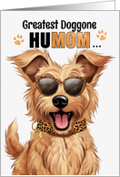Mother’s Day Berger Picard Dog Greatest HuMOM Ever card