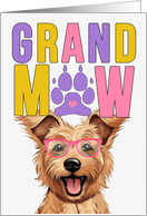 GrandMAW Berger Picard Dog Grandparents Day from Granddog card