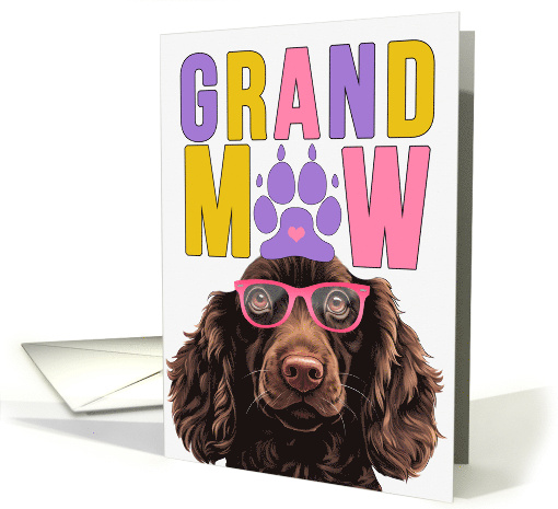 GrandMAW Boykin Spaniel Dog Grandparents Day from Granddog card