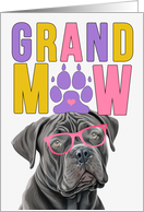 GrandMAW Cane Corso Dog Grandparents Day from Granddog card