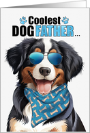 Father’s Day Entlebucher Mountain Dog Coolest Dogfather Ever card