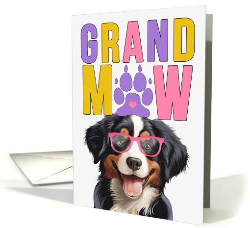 GrandMAW Entlebucher Mountain Dog Grandparents Day card (1804522)