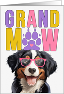 GrandMAW Entlebucher Mountain Dog Grandparents Day card