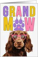 GrandMAW Field Spaniel Dog Grandparents Day from Granddog card