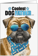 Father’s Day Brussels Griffon Dog Coolest Dogfather Ever card