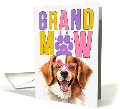 GrandMAW Kooikerhondje Dog Grandparents Day from Granddog card