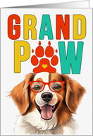 GrandPAW Kooikerhondje Dog Grandparents Day from Granddog card