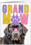 GrandMAW Newfoundland Dog Grandparents Day from Granddog card