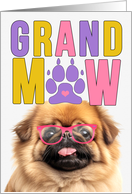 GrandMAW Pekingese Dog Grandparents Day from Granddog card