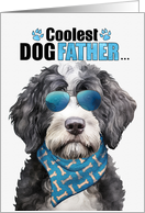 Father’s Day Portuguese Water Dog Coolest Dogfather Ever card