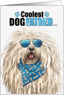 Father’s Day Puli Dog Coolest Dogfather Ever card