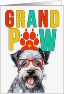 GrandPAW Pumi Dog Grandparents Day from Granddog card