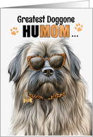 Mother’s Day Pyrenean Shepherd Greatest HuMOM Ever card