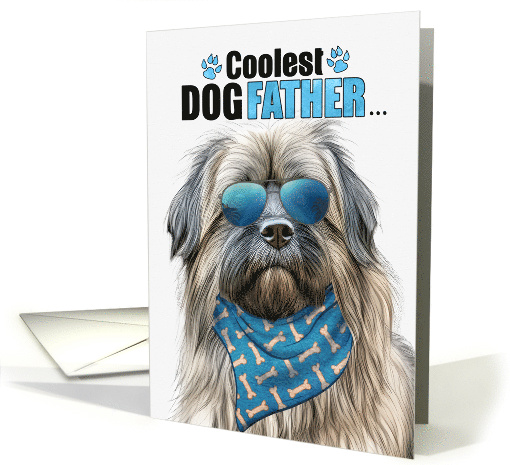 Father's Day Pyrenean Shepherd Coolest Dogfather Ever card (1809770)