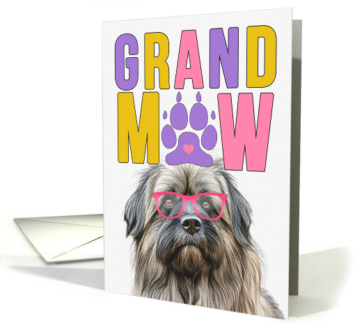 GrandMAW Pyrenean Shepherd Dog Grandparents Day from Granddog card