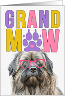 GrandMAW Pyrenean Shepherd Dog Grandparents Day from Granddog card