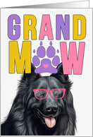 GrandMAW Belgian Sheepdog Grandparents Day from Granddog card