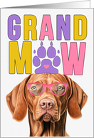 GrandMAW Vizsla Dog Grandparents Day from Granddog card