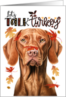 Thanksgiving Vizsla...