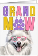 GrandMAW American Eskimo Dog Grandparents Day from Granddog card