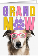 GrandMAW Borzoi Dog Grandparents Day from Granddog card