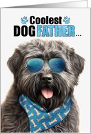 Father’s Day Bouvier des Flandres Dog Coolest Dogfather Ever card