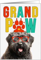 GrandPAW Bouvier Dog Grandparents Day from Granddog card