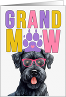 GrandMAW Kerry Blue Terrier Dog Grandparents Day from Granddog card