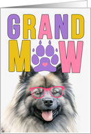 GrandMAW Keeshond Dog Grandparents Day from Granddog card