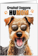 Mother’s Day Lakeland Terrier Dog Greatest HuMOM Ever card